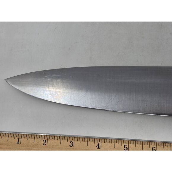 GUNTER WILHELM EXECUTIVE CHEF SERIES CARVING KNIFE 440C CARBON GERMAN STEEL 10" - Picture 3 of 7